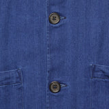Herringbone Denim Travail Shirt Jacket - Washed Indigo - Universal Works - STAG Provisions - Outerwear - Shirt Jacket