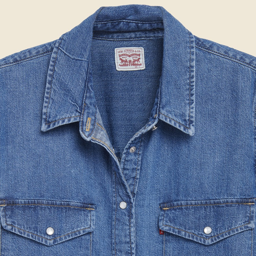 
                          Essential Western Shirt - Going Steady - Levis Premium - STAG Provisions - W - Tops - L/S Woven
                        