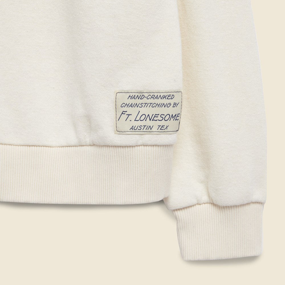 DAUGHTER Sweatshirt - White/Rainbow - Fort Lonesome - STAG Provisions - W - Tops - L/S Fleece