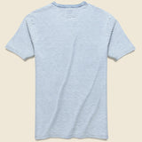 Indigo Pocket Tee - Azure Stream Stripe - Faherty - STAG Provisions - Tops - S/S Tee