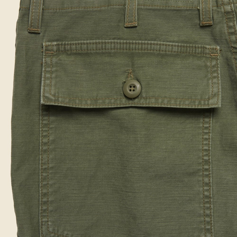Blake Military Trouser - Fatigue Green - Imogene + Willie - STAG Provisions - W - Pants - Twill