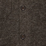 Wool Fleece Cardigan - Brown - Universal Works - STAG Provisions - Tops - Sweater
