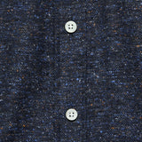 Donegal Herringbone Shirt - Navy - Hamilton Shirt Co. - STAG Provisions - Tops - L/S Woven - Other Pattern