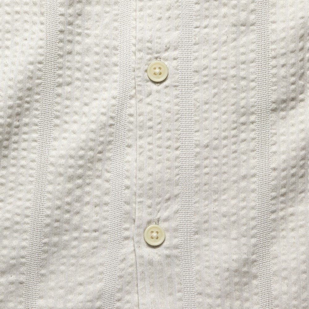 
                          Striped Seersucker Shirt - White - Corridor - STAG Provisions - Tops - S/S Woven - Other Pattern
                        