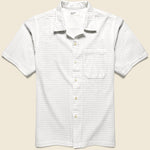 Delos Cotton Camp Shirt - White - Universal Works - STAG Provisions - Tops - S/S Woven - Solid