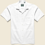 Seersucker Guayabera Shirt - White - Gitman Vintage - STAG Provisions - Tops - S/S Woven - Seersucker