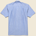 Chambray Guayabera Shirt - Blue - Gitman Vintage - STAG Provisions - Tops - S/S Woven - Solid