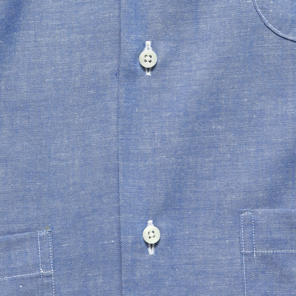 
                          Chambray Guayabera Shirt - Blue - Gitman Vintage - STAG Provisions - Tops - S/S Woven - Solid
                        