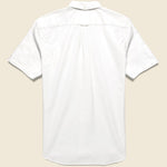 Short Sleeve Oxford Shirt - White - BEAMS+ - STAG Provisions - Tops - S/S Woven - Solid