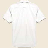 Short Sleeve Oxford Shirt - White - BEAMS+ - STAG Provisions - Tops - S/S Woven - Solid