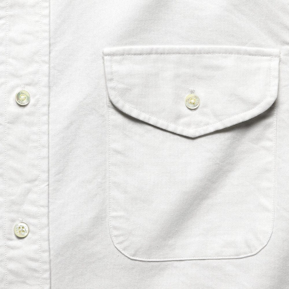 
                          Short Sleeve Oxford Shirt - White - BEAMS+ - STAG Provisions - Tops - S/S Woven - Solid
                        