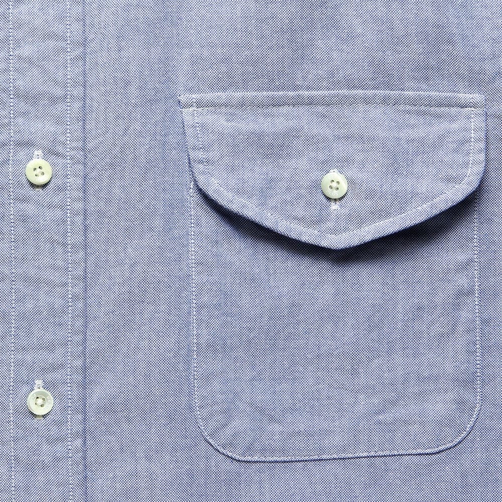 
                          Short Sleeve Oxford Shirt - Sax - BEAMS+ - STAG Provisions - Tops - S/S Woven - Solid
                        