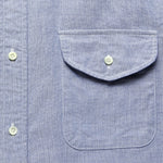 Short Sleeve Oxford Shirt - Sax - BEAMS+ - STAG Provisions - Tops - S/S Woven - Solid