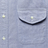 Short Sleeve Oxford Shirt - Sax - BEAMS+ - STAG Provisions - Tops - S/S Woven - Solid