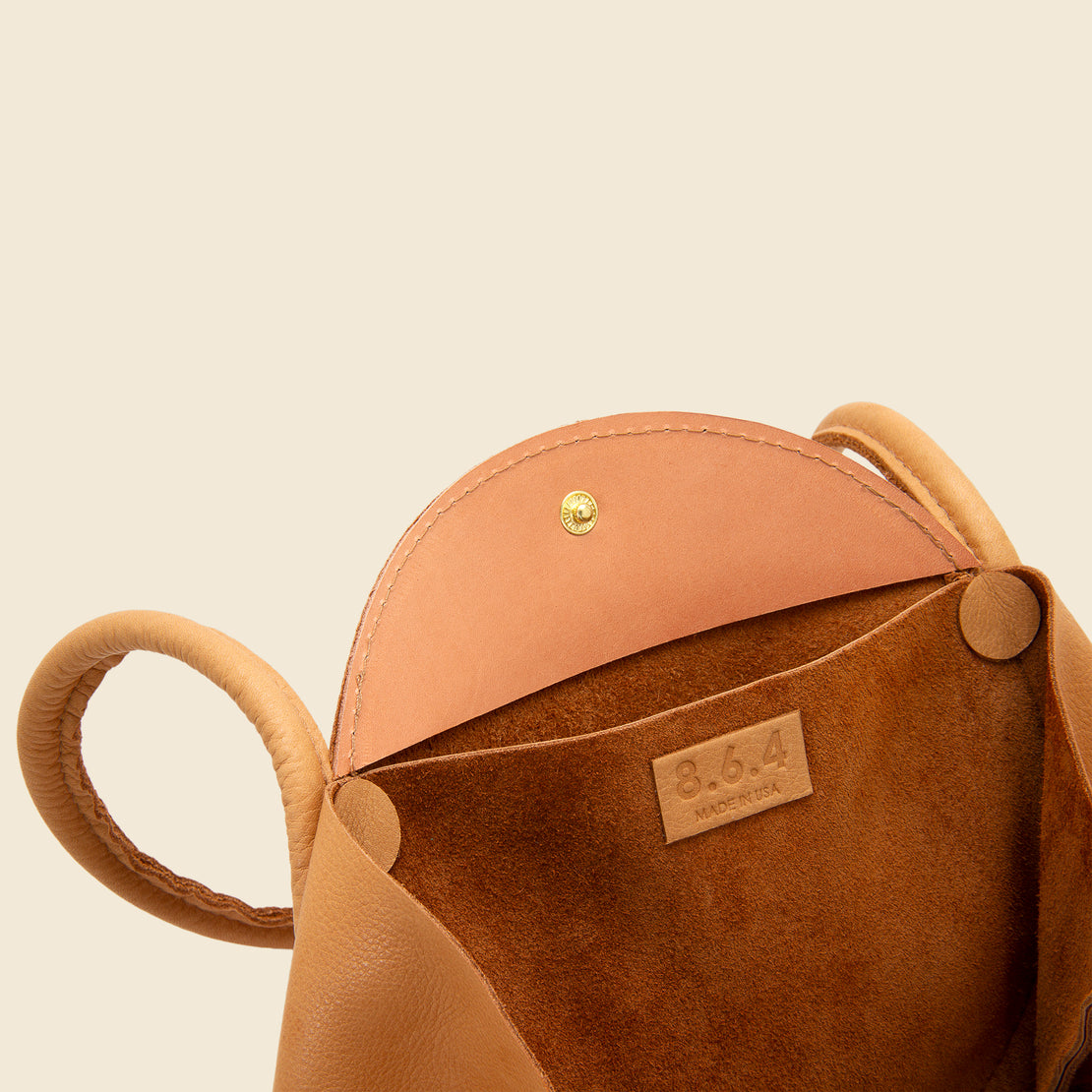 Circle Snap Tote - Tan - 8.6.4 Design - STAG Provisions - W - Accessories - Bag