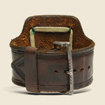 Three Green Turquoise Stones Ketoh - Leather/Turquoise/Sterling - Smith Bros. Trading Co. - STAG Provisions - Accessories - Cuffs