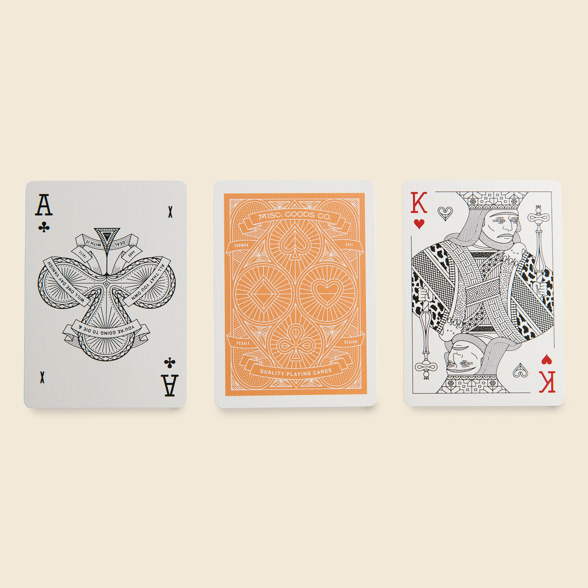 
                          Playing Cards - Sandstone - Misc Goods Co. - STAG Provisions - Home - Bar &amp; Entertaining - Game
                        