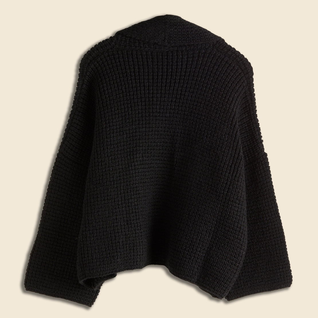Kimono Jacket Waffle - Black - Atelier Delphine - STAG Provisions - W - Tops - Sweater