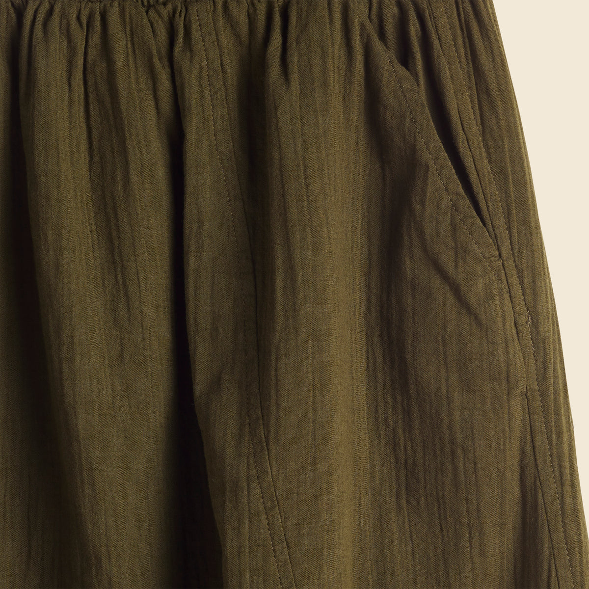 Kiko Pant Gauze - Hunter Green