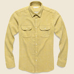 Workwear Flannel - Mustard - Afield - STAG Provisions - Tops - L/S Woven - Solid