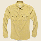 Workwear Flannel - Mustard - Afield - STAG Provisions - Tops - L/S Woven - Solid