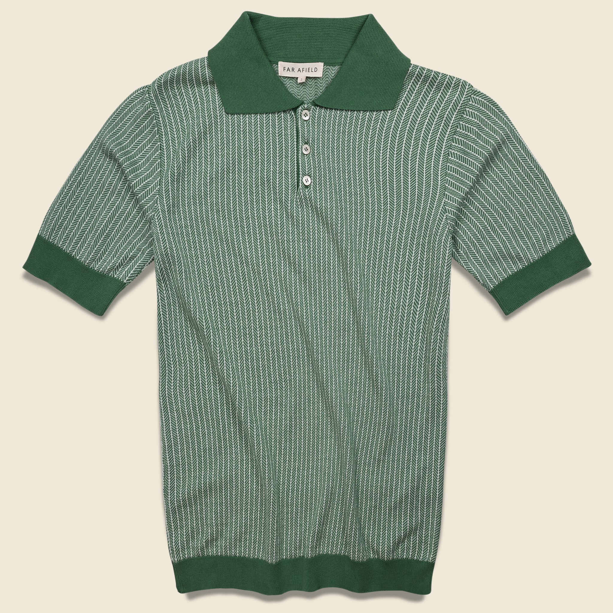 Blakey Knit Polo - Green - Far Afield - STAG Provisions - Tops - S/S Knit