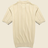 Knit Jacobs Polo - White - Far Afield - STAG Provisions - Tops - S/S Knit