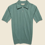 Knit Jacobs Polo - Sagebrush Green - Far Afield - STAG Provisions - Tops - S/S Knit
