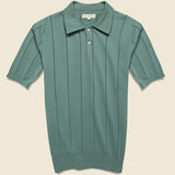 Knit Jacobs Polo - Sagebrush Green - Far Afield - STAG Provisions - Tops - S/S Knit