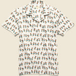 Hula Dance Stachio Shirt - White - Far Afield - STAG Provisions - Tops - S/S Woven - Other Pattern