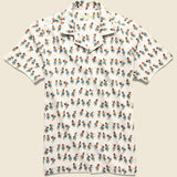 Hula Dance Stachio Shirt - White - Far Afield - STAG Provisions - Tops - S/S Woven - Other Pattern