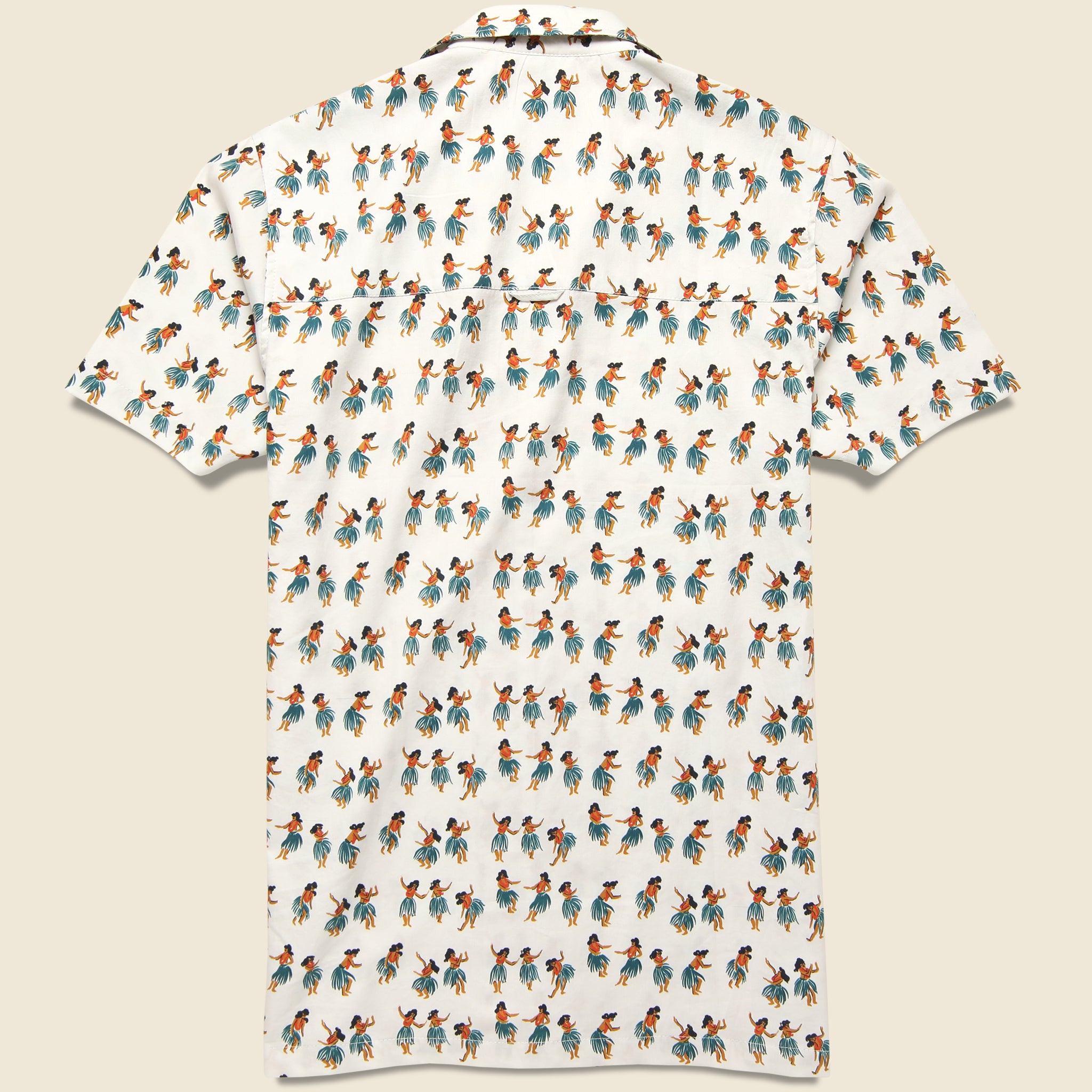 Hula Dance Stachio Shirt - White - Far Afield - STAG Provisions - Tops - S/S Woven - Other Pattern