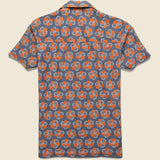 Selleck Shirt - Blue Patch Floral - Far Afield - STAG Provisions - Tops - S/S Woven - Other Pattern