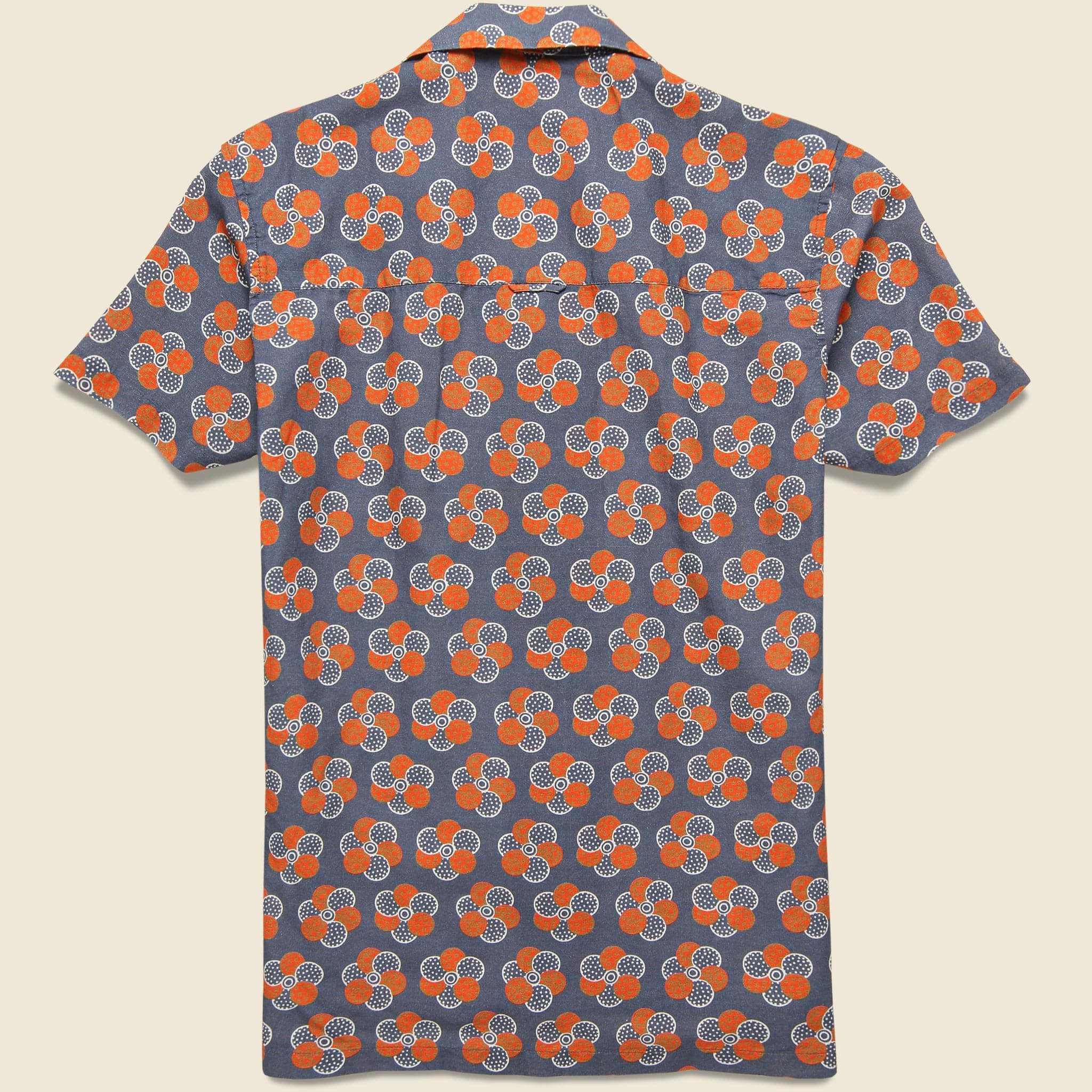 Selleck Shirt - Blue Patch Floral - Far Afield - STAG Provisions - Tops - S/S Woven - Other Pattern