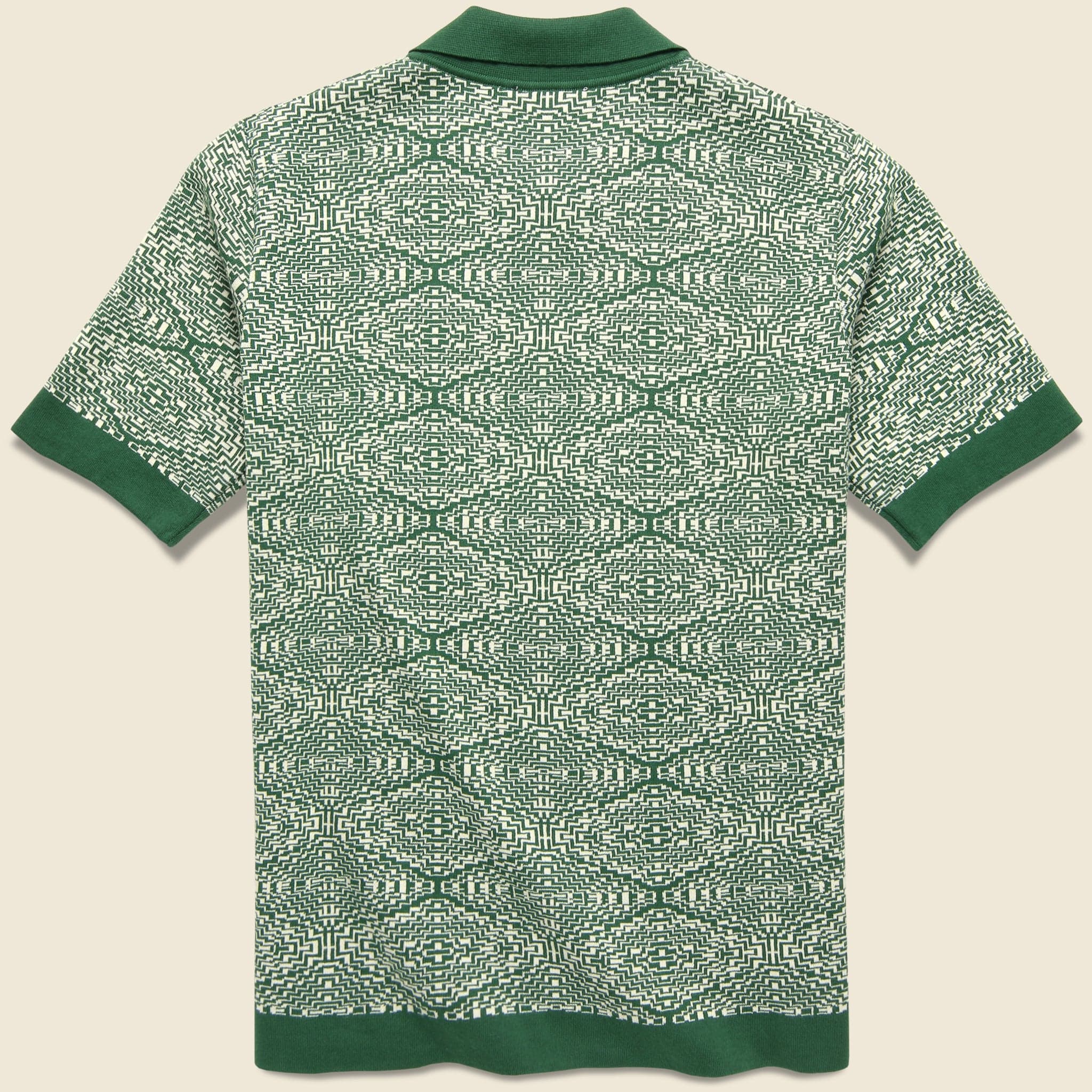 Zig Zag Cardigan - Tribal Dark Green - Far Afield - STAG Provisions - Tops - S/S Knit
