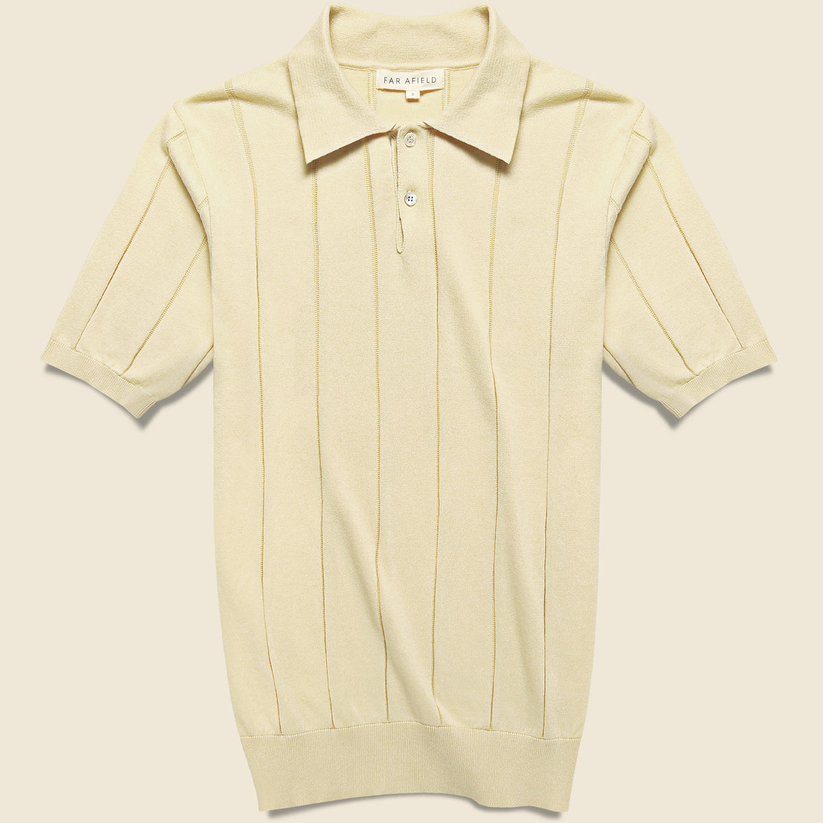 Knit Jacobs Polo - Seed Pearl
