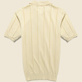 Knit Jacobs Polo - Seed Pearl - Far Afield - STAG Provisions - Tops - S/S Knit