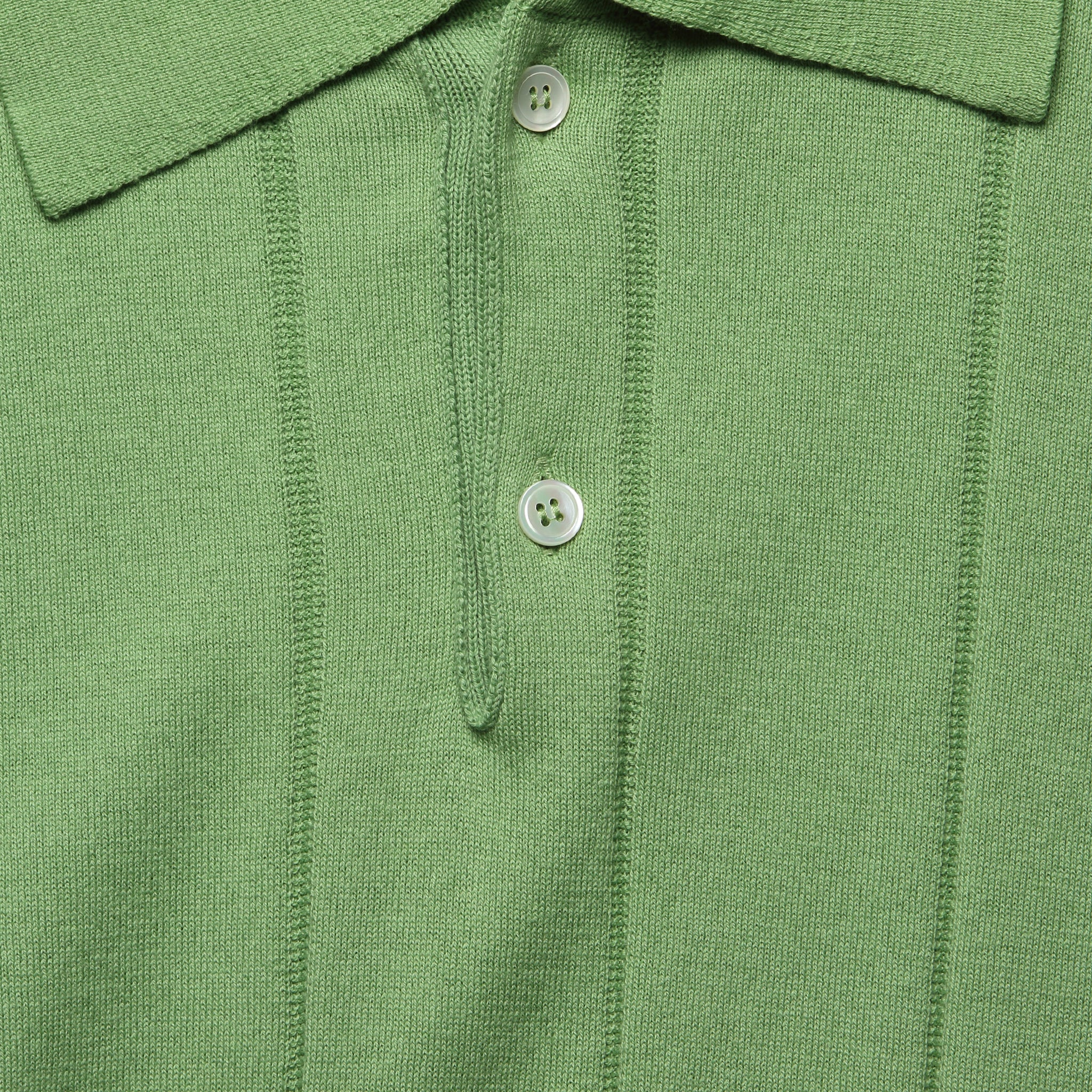 
                          Knit Jacobs Polo - Sage Green - Far Afield - STAG Provisions - Tops - S/S Knit
                        