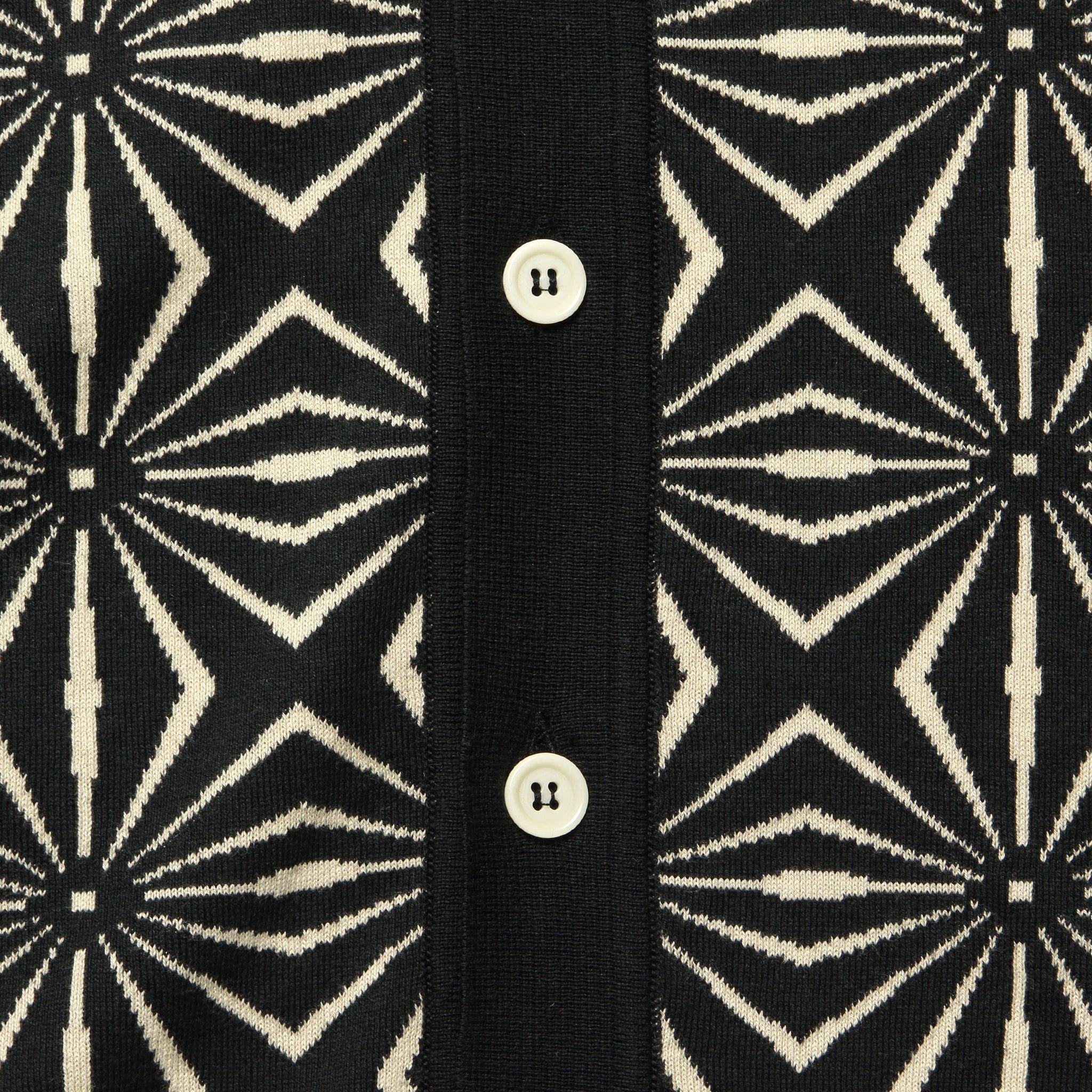 Zig Zag Cardigan - Meteorite Black - Far Afield - STAG Provisions - Tops - S/S Woven - Other Pattern