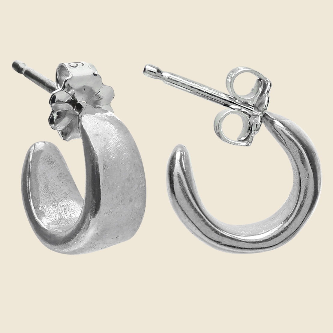 Cocoon Hoop Earrings - Silver - Amanda Hunt - STAG Provisions - W - Accessories - Earrings