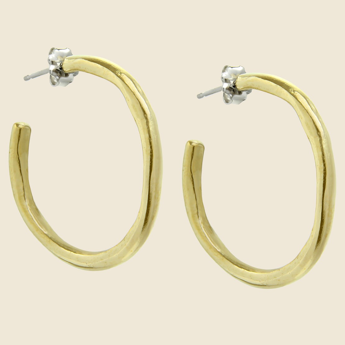 Amanda Hunt Arroyo Hoop Earrings - Bronze
