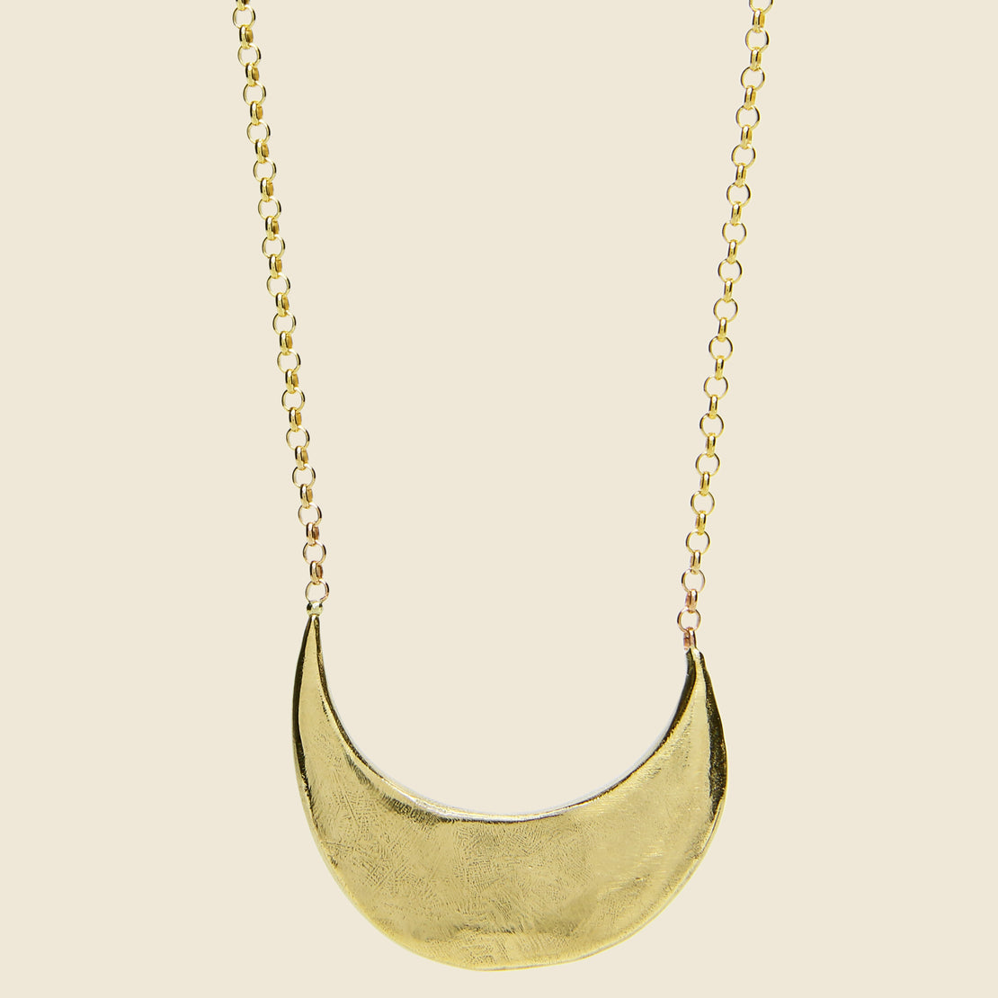 Amanda Hunt Muse Crescent Necklace - Bronze
