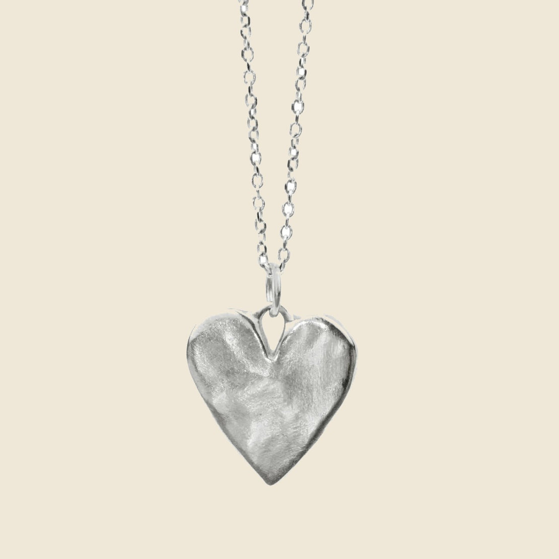 Amanda Hunt Sweet Heart Necklace - Silver