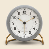 Grey Station Alarm Clock - Arne Jacobsen - STAG Provisions - Home - Office - Clock