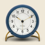 Petrol Blue Station Alarm Clock - Arne Jacobsen - STAG Provisions - Home - Office - Clock