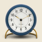 Petrol Blue Station Alarm Clock - Arne Jacobsen - STAG Provisions - Home - Office - Clock