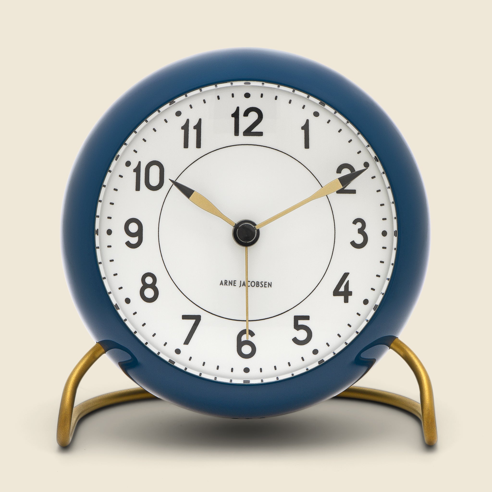 Petrol Blue Station Alarm Clock - Arne Jacobsen - STAG Provisions - Home - Office - Clock