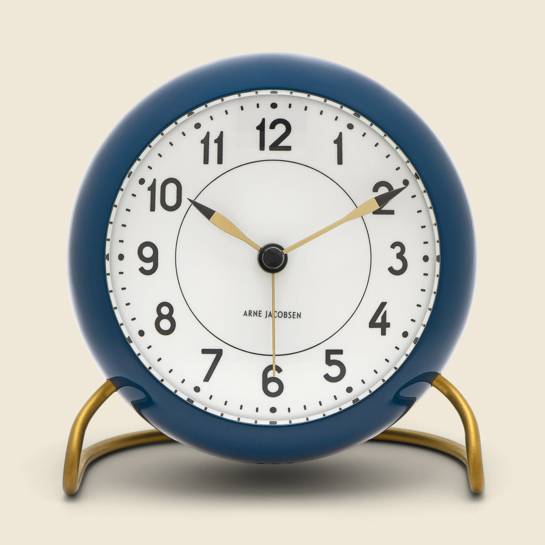 Arne Jacobsen Petrol Blue Station Alarm Clock