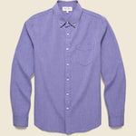 End on End School Shirt - Blue - Alex Mill - STAG Provisions - Tops - L/S Woven - Solid