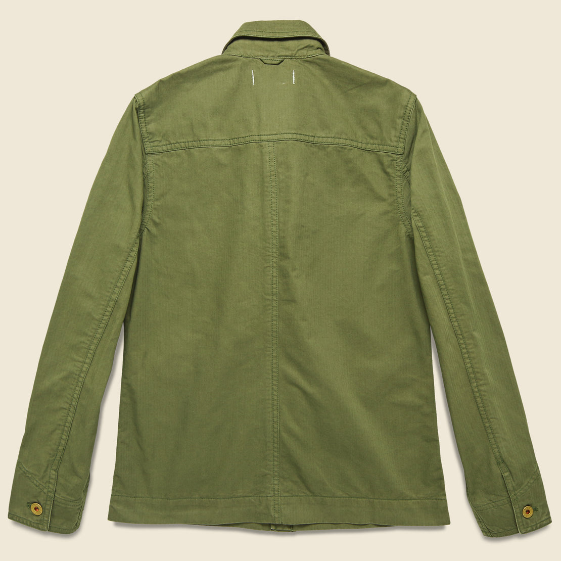 Garment Dyed Workers Jacket - Army Olive - Alex Mill - STAG Provisions - W - Outerwear - Coat/Jacket